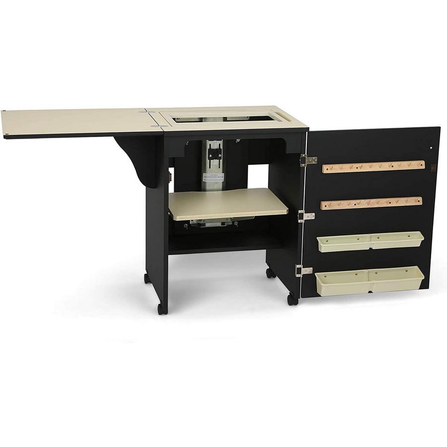 Arrow 98503 Sewnatra Compact Sewing Cabinet - Black Finish