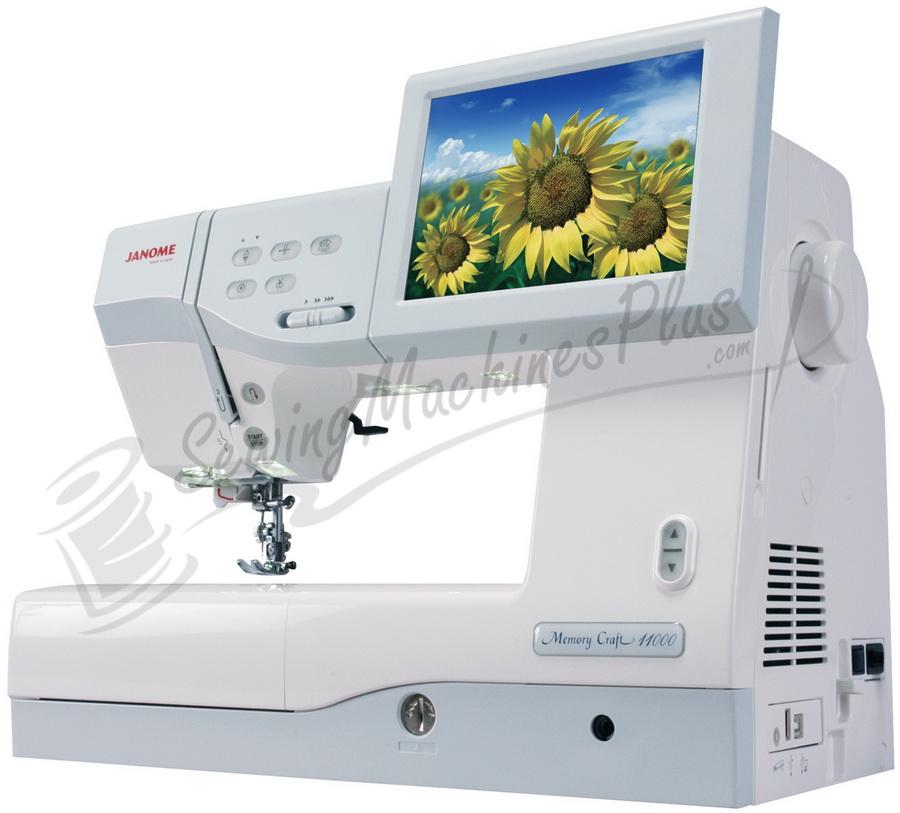 Janome Upgraded Memory Craft 11000 Embroidery & Sewing Machine