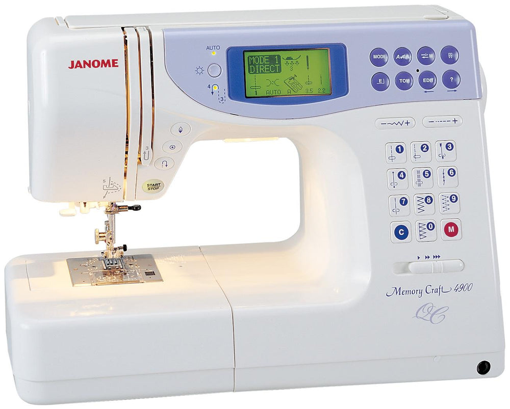Janome Memory Craft 4900QC Sewing & Quilting Machine - Sewingmachinesplus.com