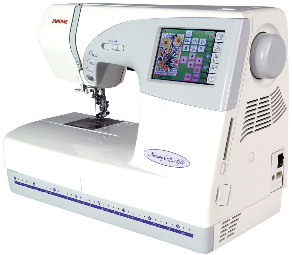 Janome Memory Craft 9700 Sewing & Embroidery Machine w/ FREE BONUS - CLOSEOUT PRICE!