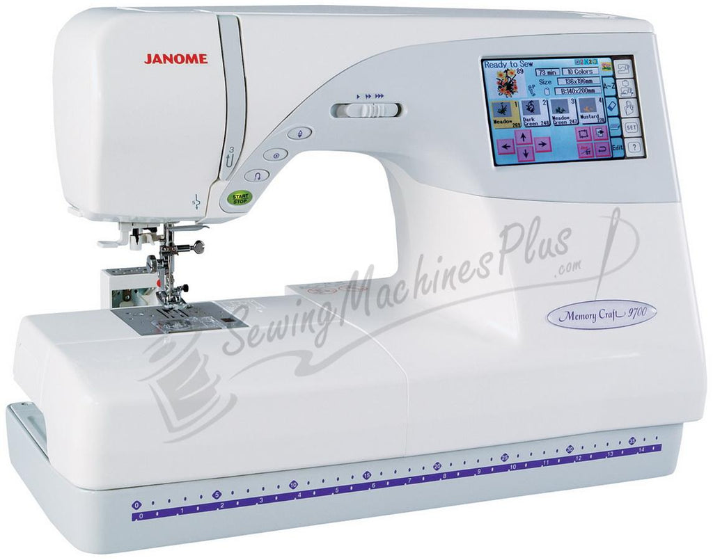 Janome Memory Craft 9700 Sewing & Embroidery Machine w/ FREE BONUS - CLOSEOUT PRICE!