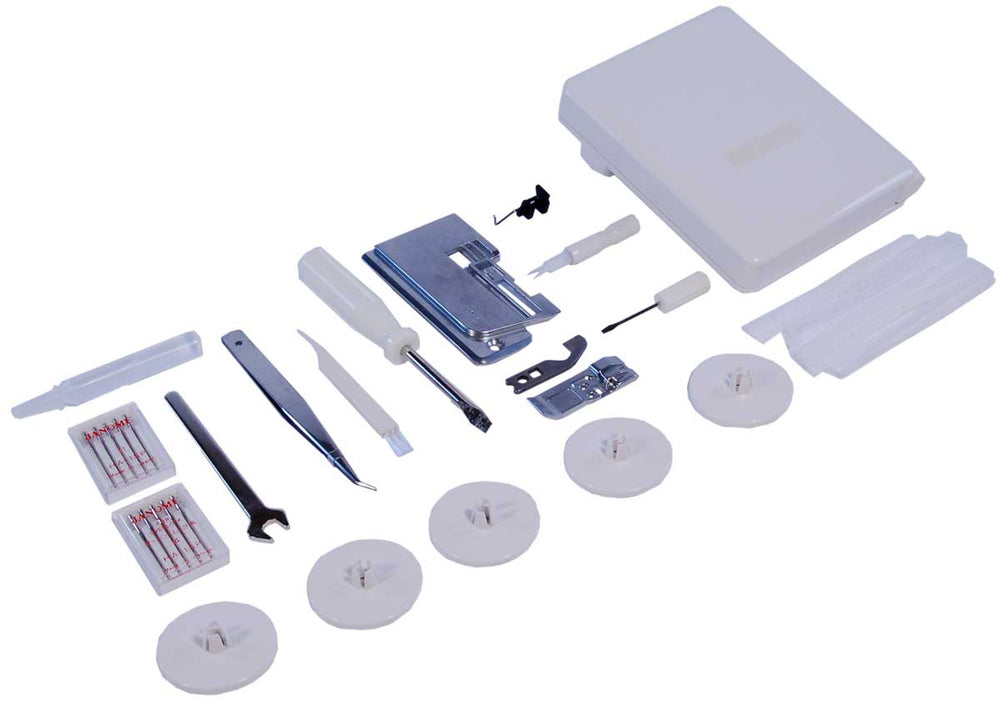 Janome Compulock 888 5 Thread Serger w/ 21 Stitches - Sewingmachinesplus.com