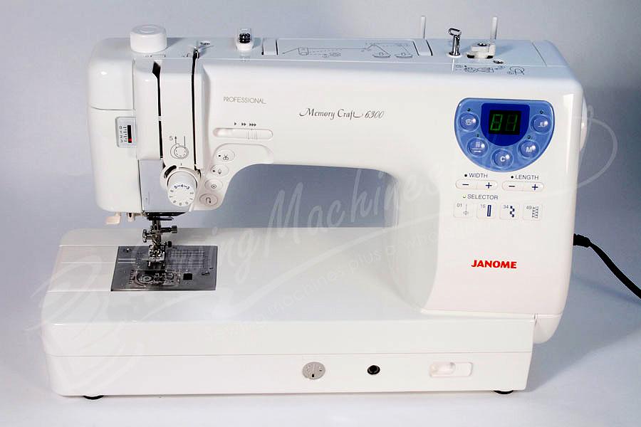 Janome Memory Craft 6300P Sewing & Quilting Machine w/ FREE BONUS