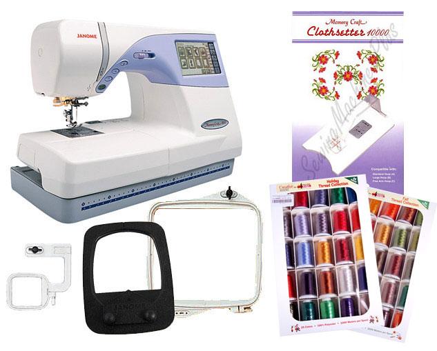 Janome Memory Craft 9500 Sewing Machine Embroidery Deal - Sewingmachinesplus.com