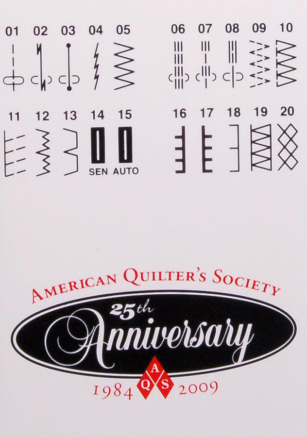 Janome AQS - 2009 25th Anniversary Machine Excellent Buy - Sewingmachinesplus.com