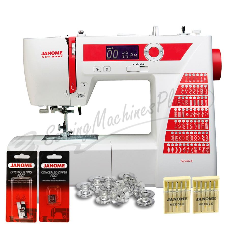 Janome DC2015 Limited Edition Computerized Sewing Machine (NEW!) with FREE BONUS ITEMS