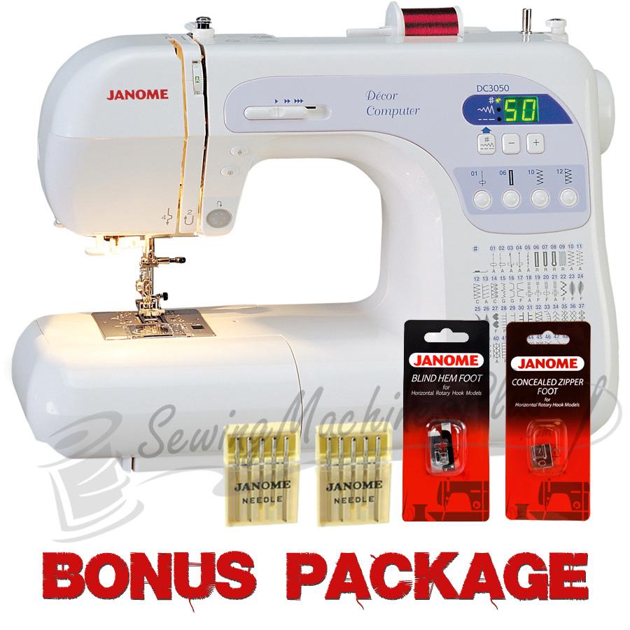Janome DC3050 Decor Computer Sewing Machine w/ FREE BONUS