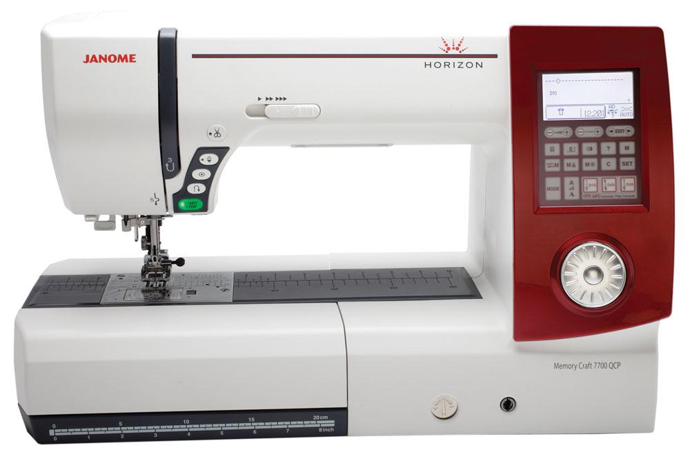 Janome Horizon 7700 QCP - Computer Sewing & Quilting Machine