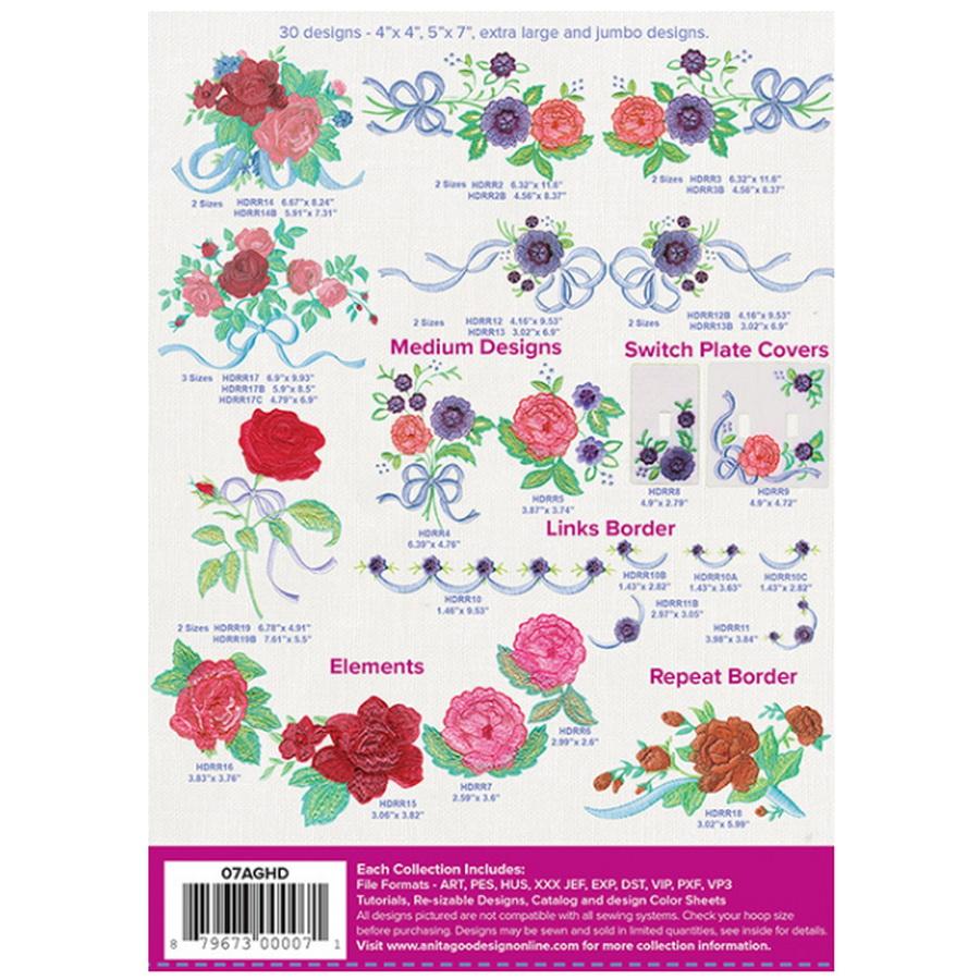 Anita Goodesign Ribbon Romance (30 Designs)