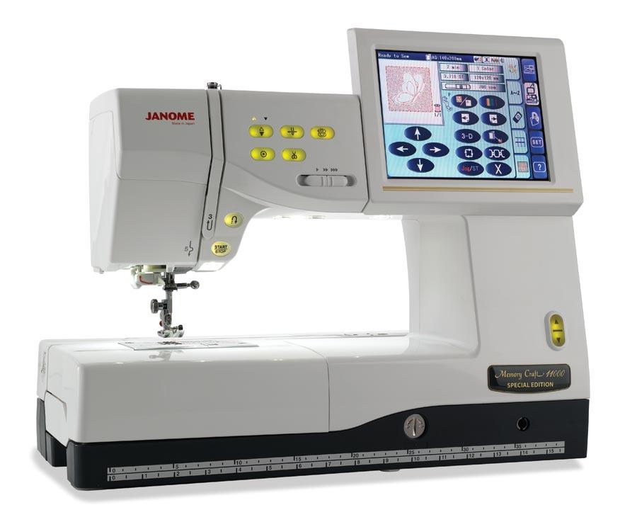 Janome Memory Craft 11000 SE Sewing, Quilting, & Embroidery w/ BONUS | $99/month