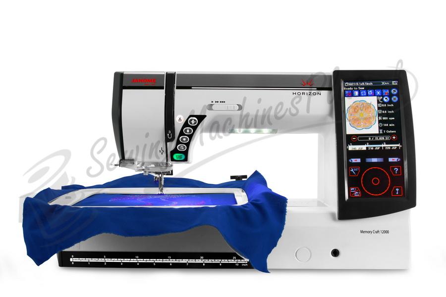 Janome Horizon MC12000 Embroidery, Sewing & Quilting w/ FREE BONUS