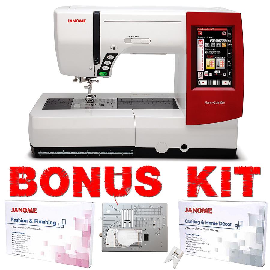 Janome Memory Craft 9900 Sewing & Embroidery Machine
