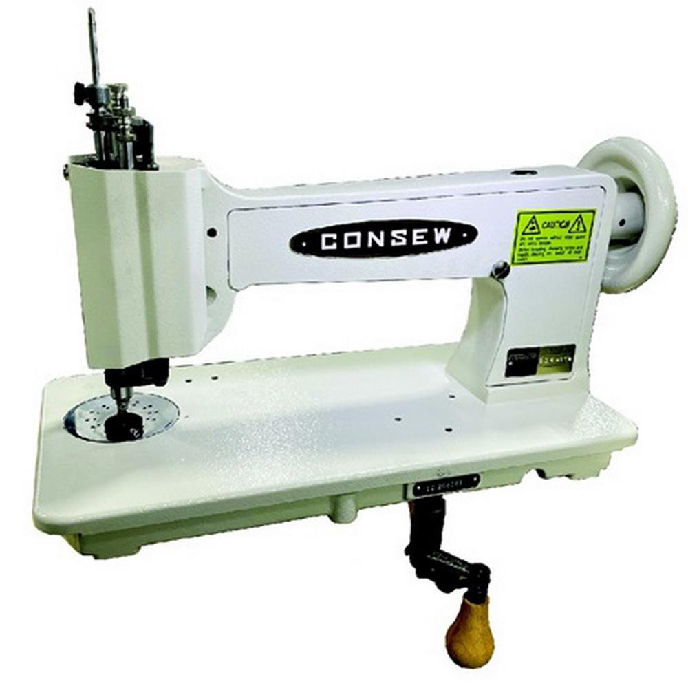 Consew 104-1T Single Needle, Single Thread - Chainstich - Type 101 W/ Universal Feed Movement, Assembled Table and Servo Motor