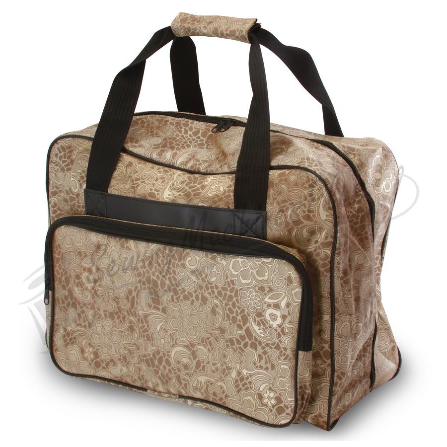 Janome Sewing Machine Tote Gold Fabric