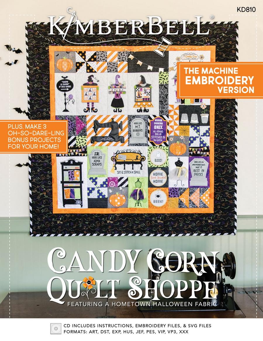 KimberBell Designs Candy Corn Quilt Shoppe Quilt -ME