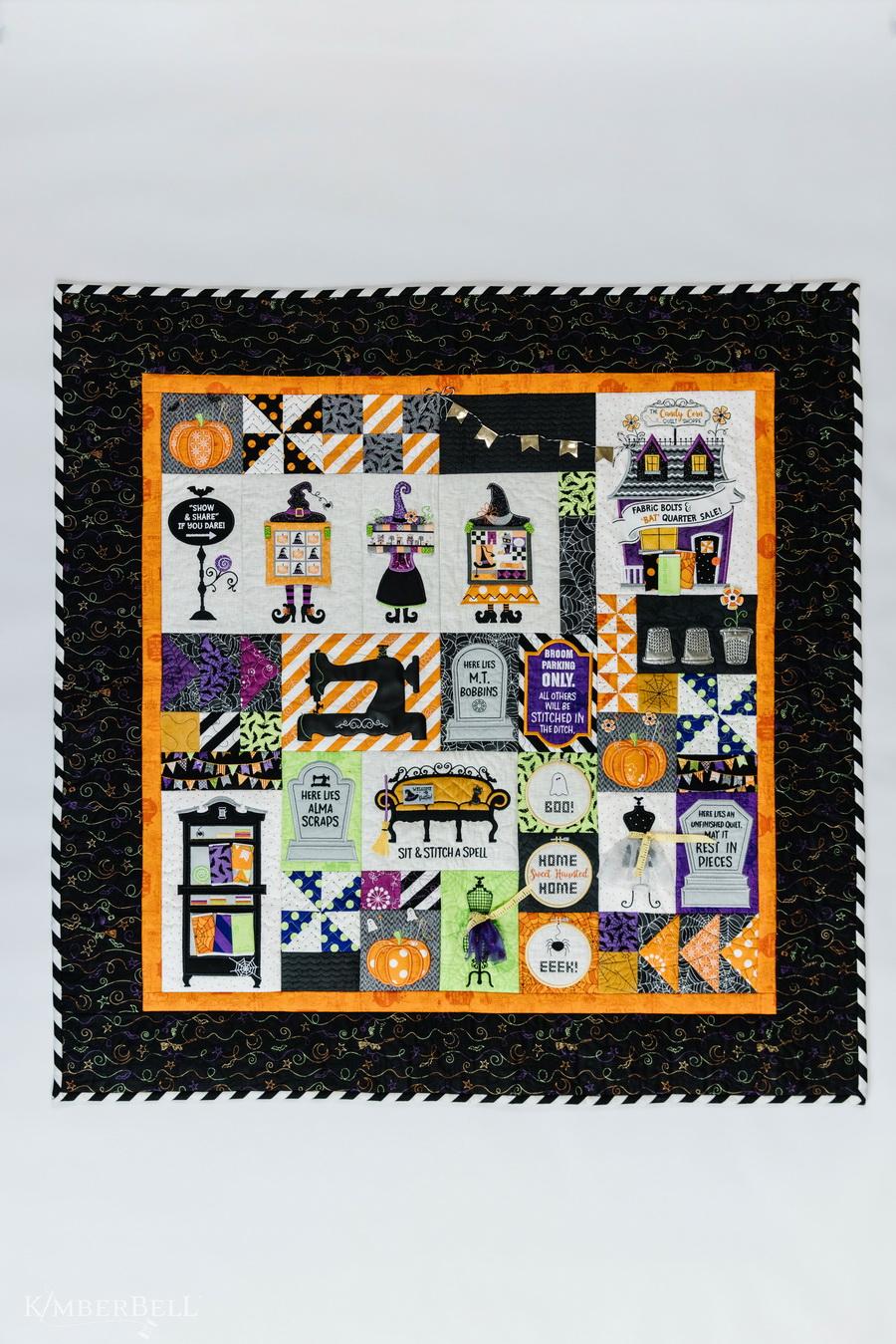 KimberBell Designs Candy Corn Quilt Shoppe Quilt -ME