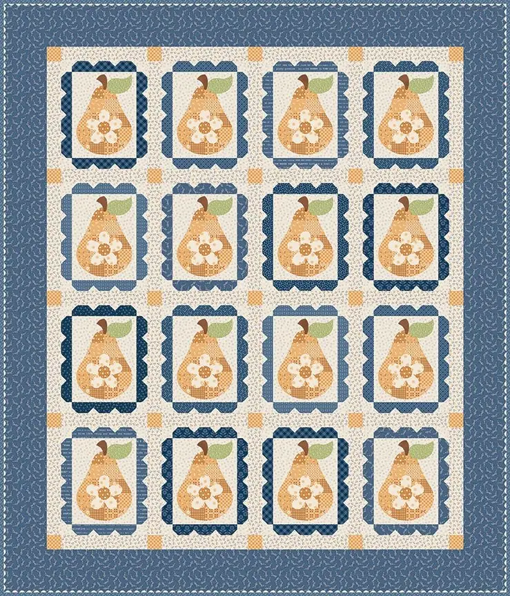 Riley Blake Sweet Golden Pears Quilt Kit (KT-18130)