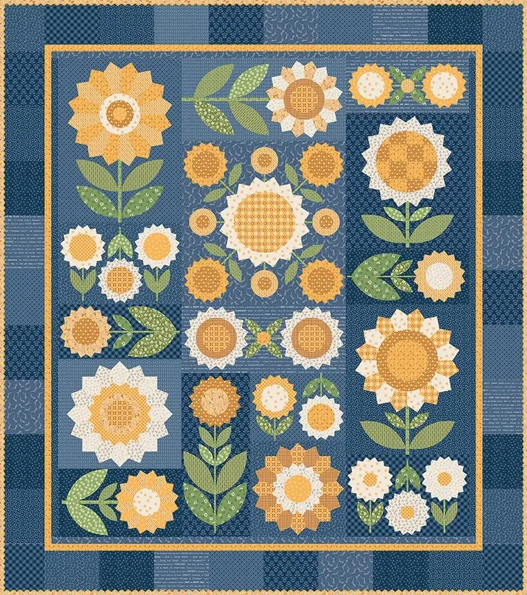 Riley Blake Fresh as a Daisy Sew Along Quilt Kit (KT-18132)