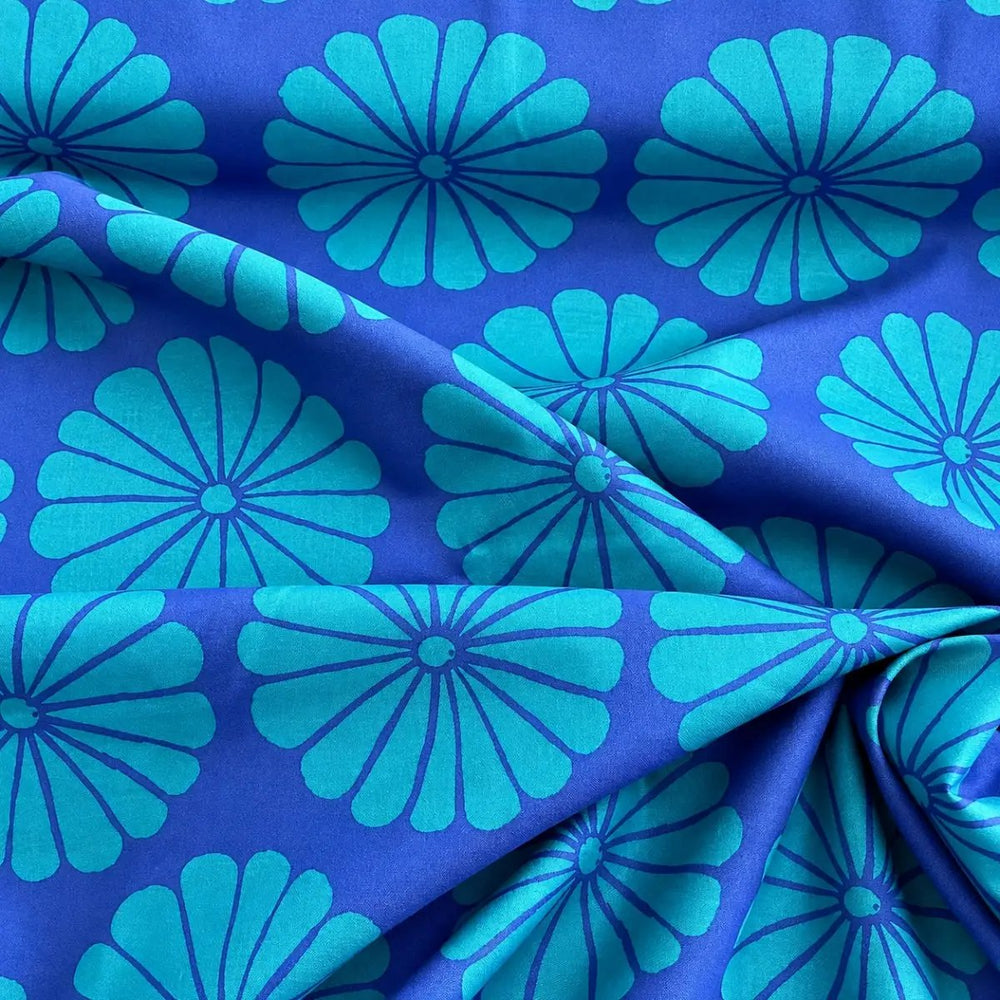Kaffe Fassett Damask Flower - Blue - PWGP183.BLUE