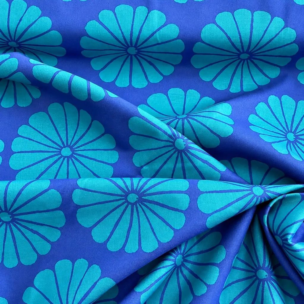 Kaffe Fassett Damask Flower - Blue - PWGP183.BLUE