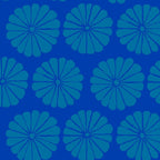 Kaffe Fassett Damask Flower Blue quilting cotton fabric by Sewing Machine Plus
