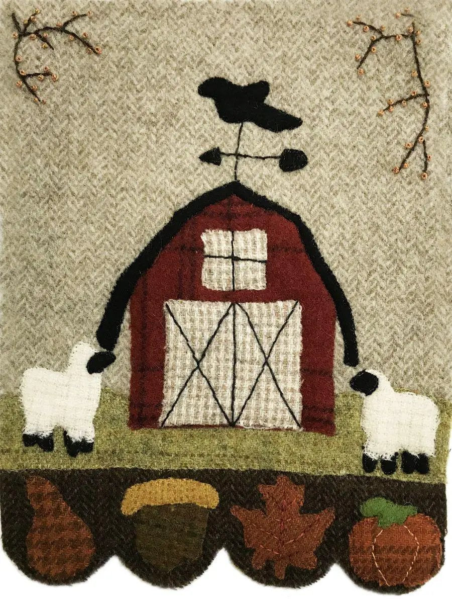 Quilter's Paradise Simply Sheep September Pre - Cut Wool Kit - Sewingmachinesplus.com