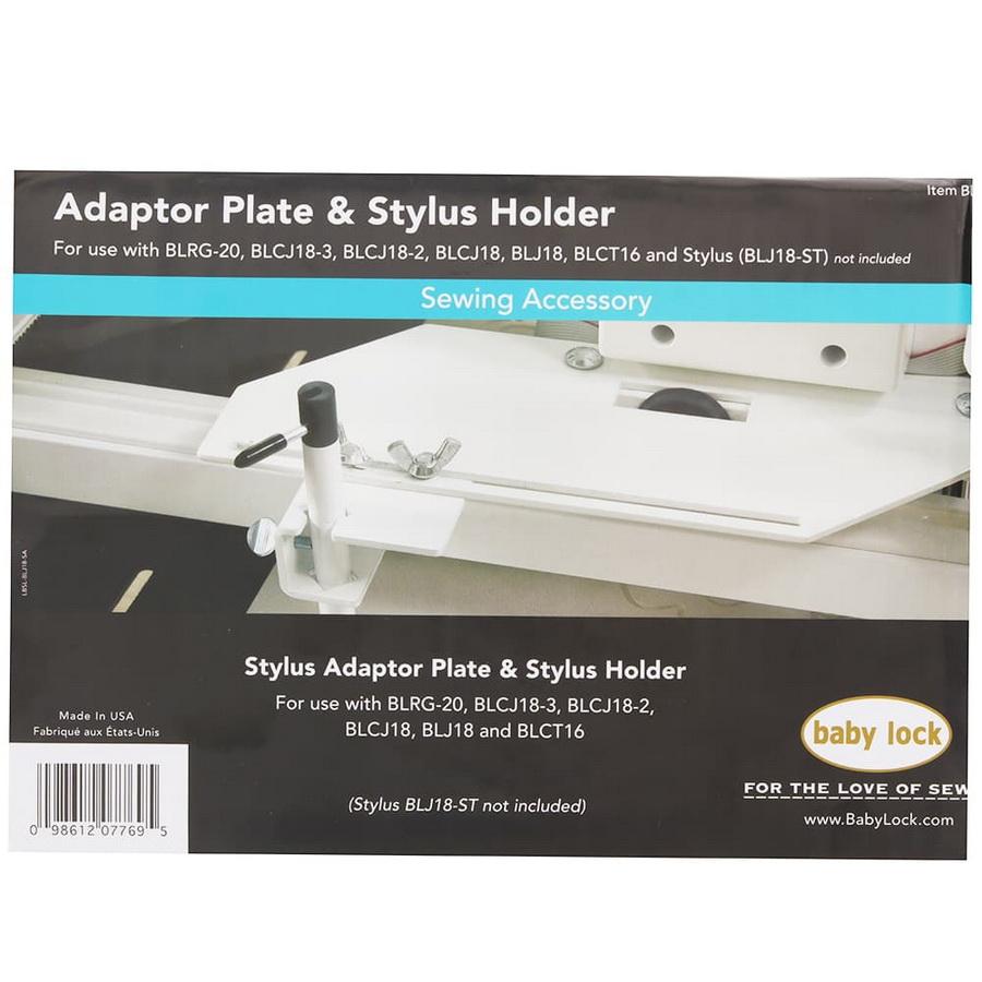 Baby Lock Stylus Adapter Plate and Stylus Holder - Sewingmachinesplus.com