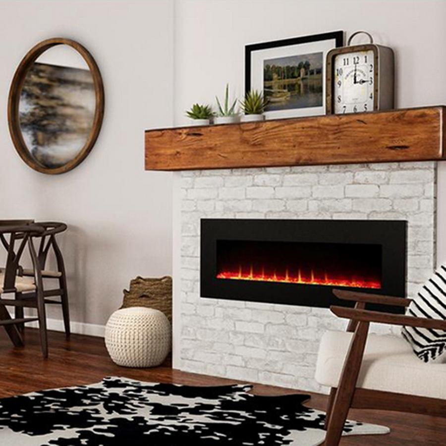 Original SUNHEAT Wall Mount Fireplace with Table Stand
