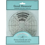 Good Measure Every Circle Quilting Template Ruler 5 PC Set - Sewingmachinesplus.com