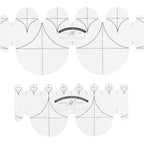 Good Measure Every Clamshell Quilting Template Ruler 2 PC Set - Sewingmachinesplus.com