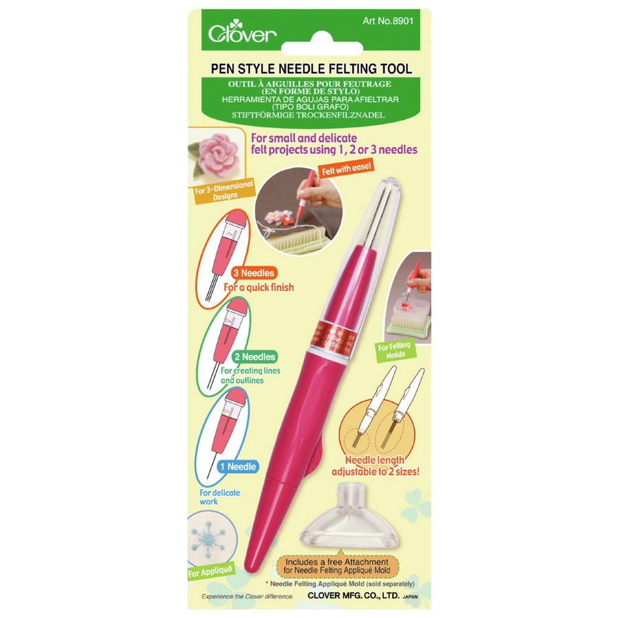 Clover Pen Style Needle Felting Tool (Quantity 3) - Sewingmachinesplus.com