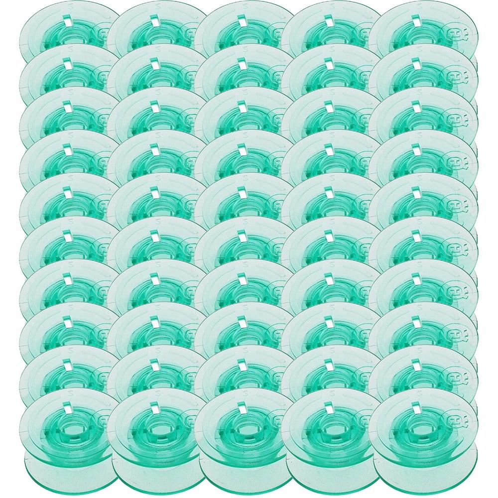 50 Transparent Bobbins for Groups 5, 6, 7