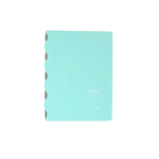 Sallie Tomato A3 foldable cutting mat in turquoise with scalloped edge.