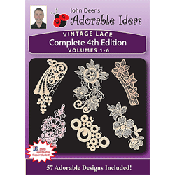 Adorable Ideas embroidery designs - Vintage Lace 4th Edition Bundle