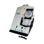 Leveler Pro Plus Hoop Kit Add-On for Hooping Station by Tex Inc; white unit with green hoop and ruler guides