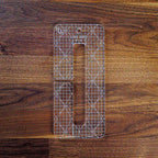 Handi Quilter Line Grid quilting ruler, transparent acrylic with printed line grid