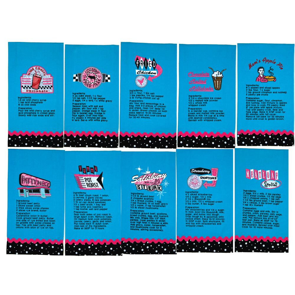 Diner Delights Recipe Collection by Lunch Box Quilts - Sewingmachinesplus.com