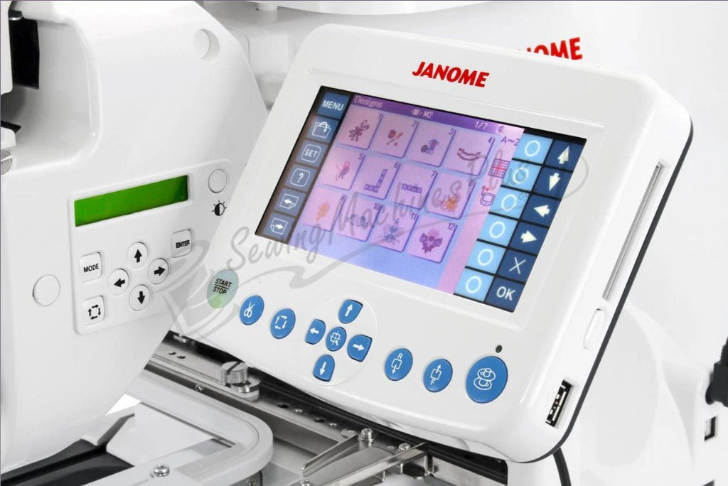 Janome MB - 4Se Four - Needle Embroidery Machine (OPEN BOX MODEL) - Sewingmachinesplus.com