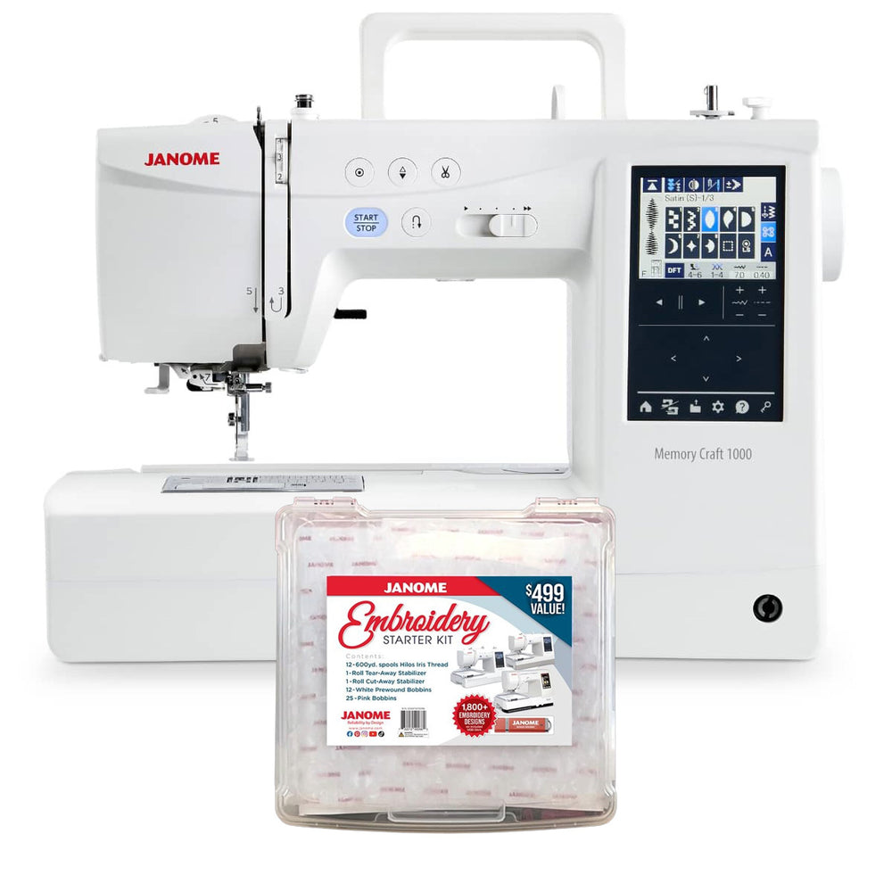 Janome Memory Craft 1000 Sewing and Embroidery Machine