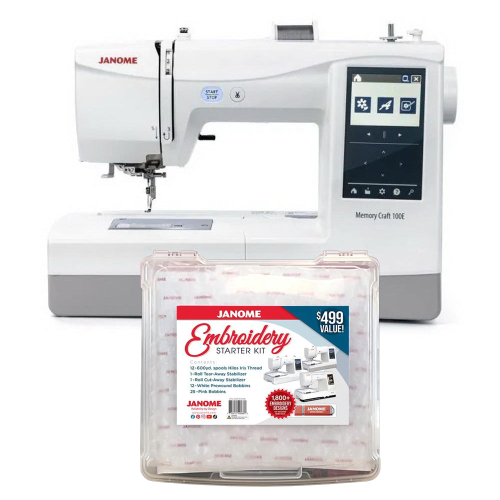 Janome Memory Craft 100E Embroidery Machine