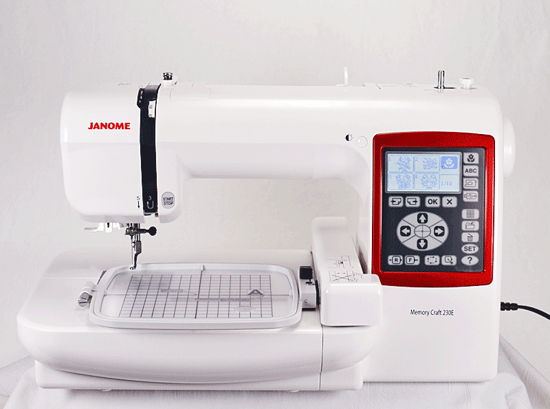 Janome Memory Craft MC230E Embroidery only Machine