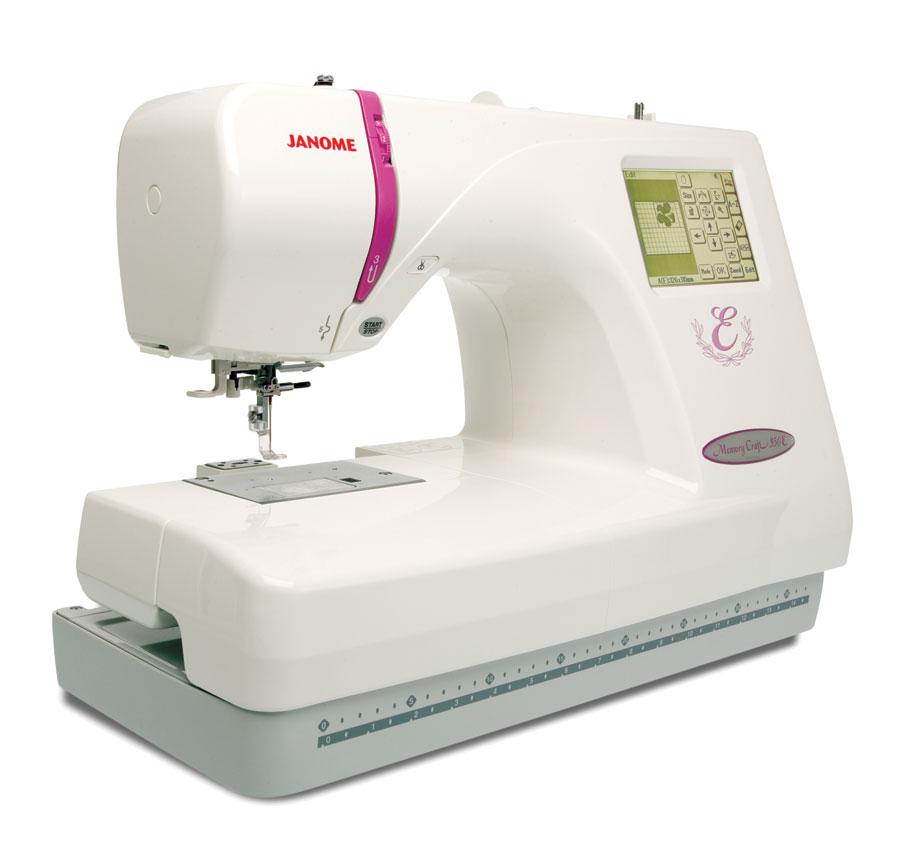 Janome Memory Craft 350E FS Embroidery Machine - Sewingmachinesplus.com