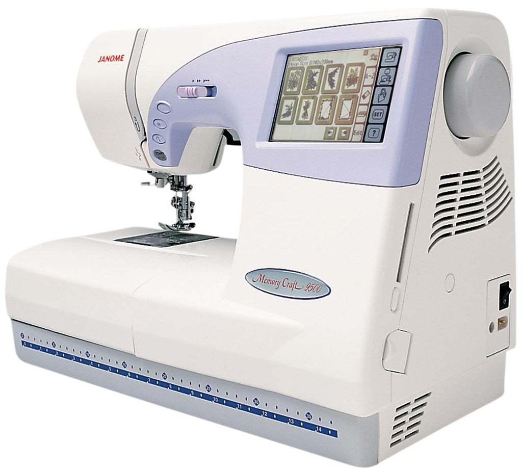 Janome Memory Craft 9500 Sewing Machine Embroidery Deal - Sewingmachinesplus.com