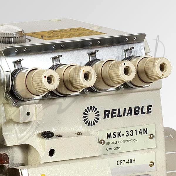 Reliable MSK - 3314N - CF7 - 40H 3 / 4 Thread High Speed Serger, Fully Submerged Table & FREE Lamp - Sewingmachinesplus.com
