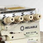 Reliable MSK - 3314N - CF7 - 40H 3 / 4 Thread High Speed Serger, Fully Submerged Table & FREE Lamp - Sewingmachinesplus.com