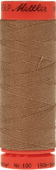 Mettler Metrosene Plus polyester sewing thread spool in fawn, 150m