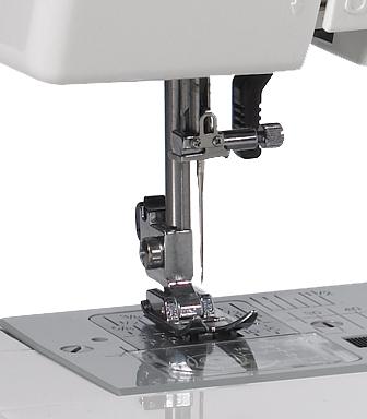 Janome MyStyle 100 sewing machine needle plate and presser foot