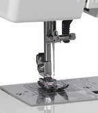 Janome MyStyle 100 sewing machine needle plate and presser foot