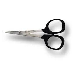 Kai 4-inch curved sewing and craft scissors with black-handled, silver stainless steel blades