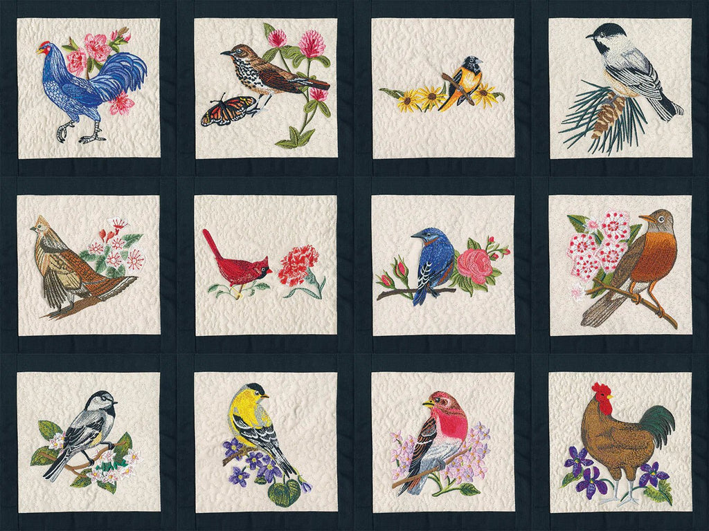 Anita Goodesign Birds and Flowers of the 50 States - Sewingmachinesplus.com